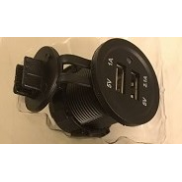 Зарядка USB встраиваемая с индикатором