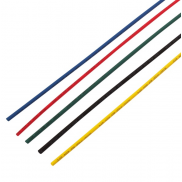 Набор термоусадки REXANT 4/2 мм, пять цветов, упаковка 50 шт. по 1 м